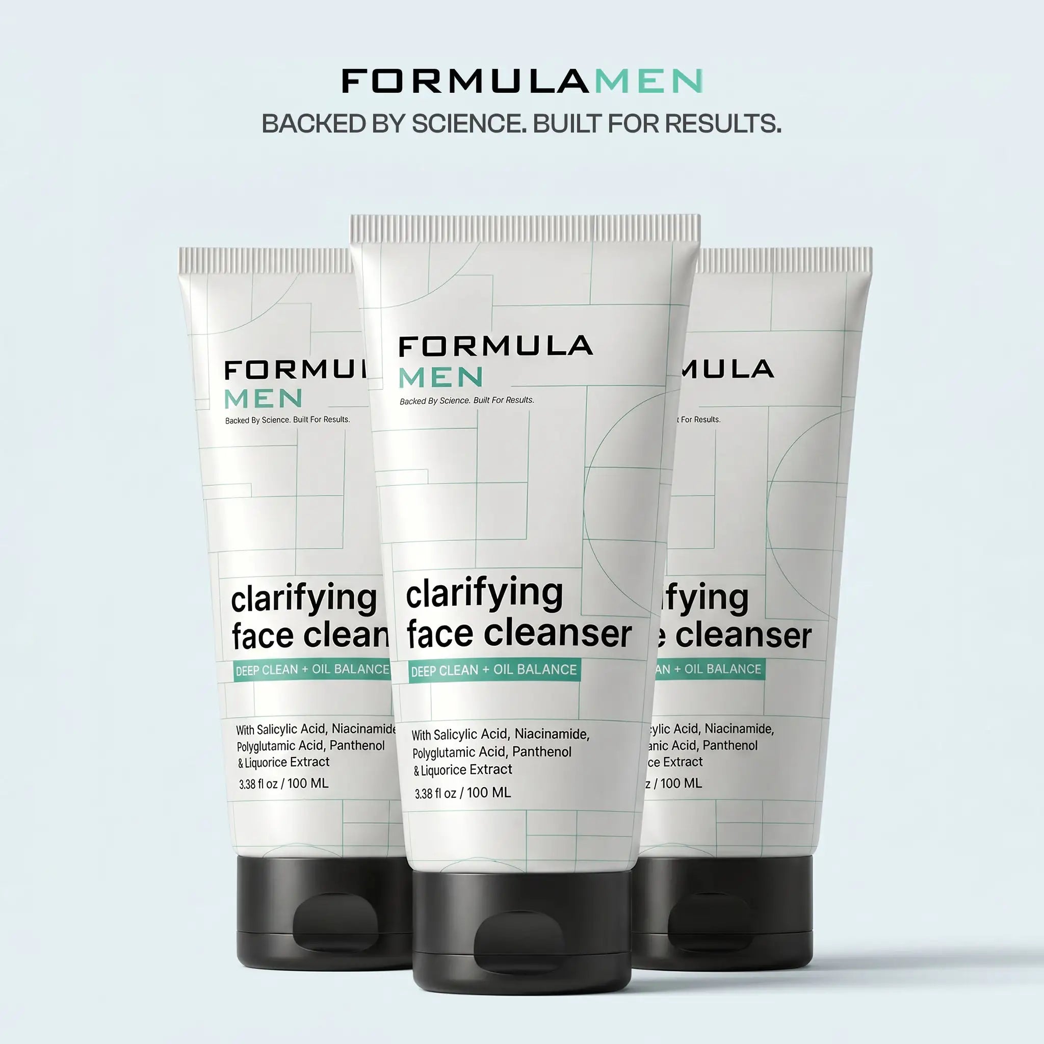 Formulamen - Clarifying Face Cleanser - For Oily & Acne-Prone Skin - For Men