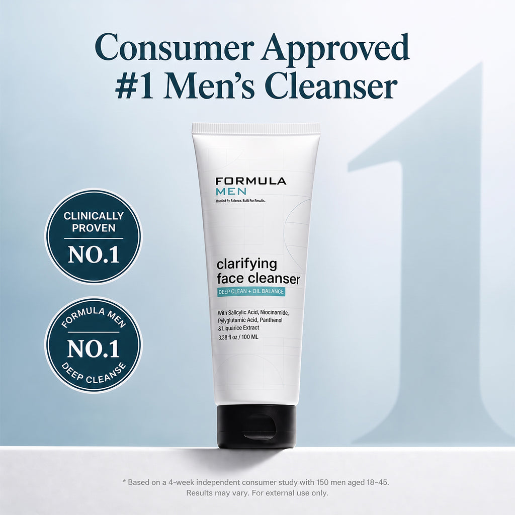 Formulamen - Clarifying Face Cleanser - For Oily & Acne-Prone Skin - For Men